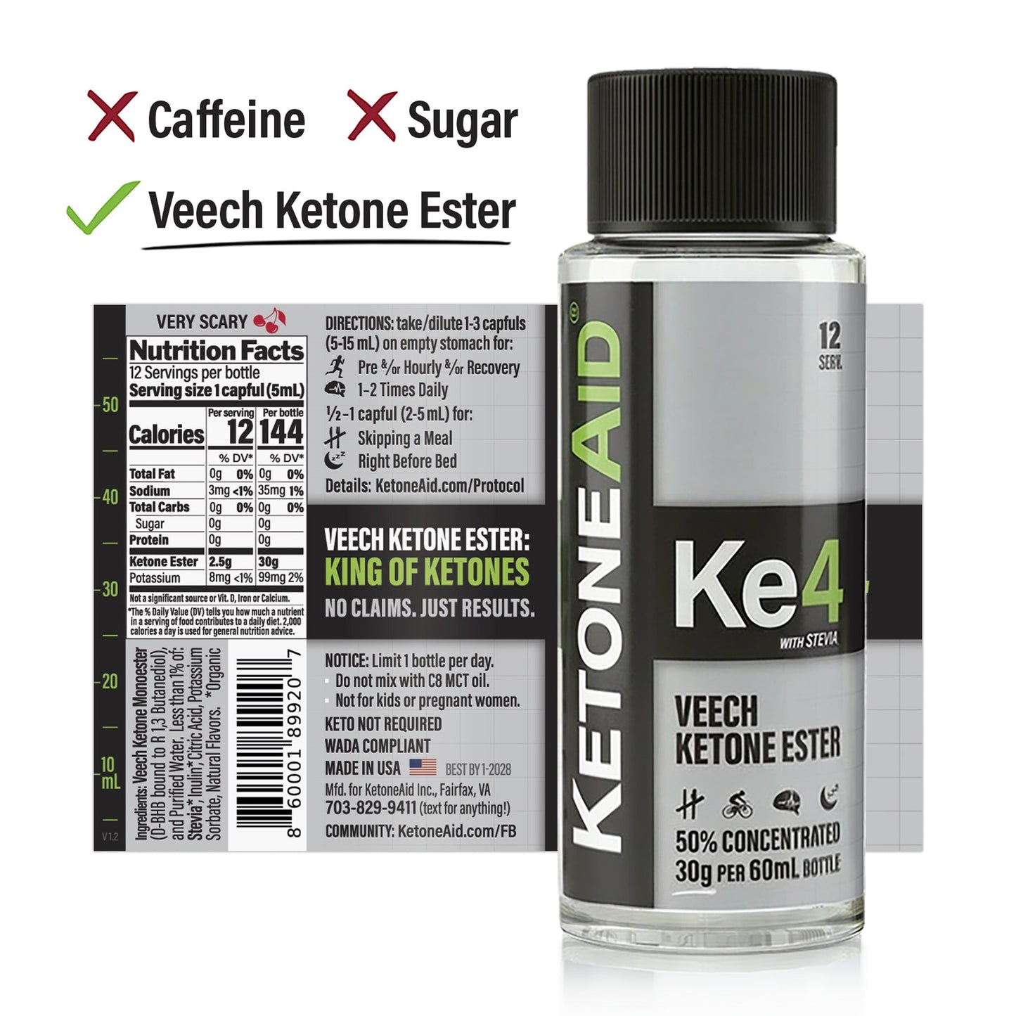 KetoneAid Ke4 Concentrate (30g KME)